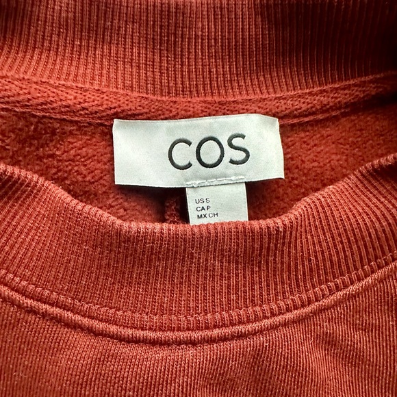 COS Rust Sweatshirt - Picture 2 of 6